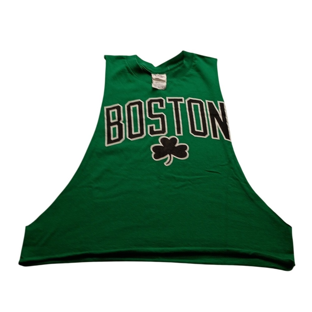 Alstyle Pro Weight Boston Shamrock Muscle Tee Green Men's M Sleeveless Shirt